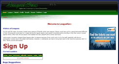 Desktop Screenshot of leaguehero.codemann8.com